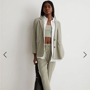 Madewell Rumpled Terry Blazer
